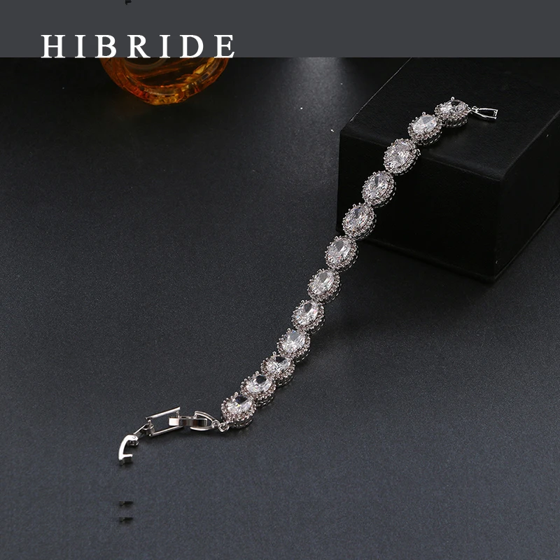 

Fashion JEWELRY Clarity Australian Crystal Bracelets,CZ Stone Pave Gold Color Bangles Luxury Women Jewelry, B-21