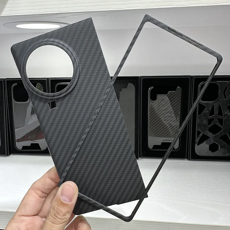 

Real Carbon Fiber Case for VIVO X Fold 2 Genuine Kevlar Aramid Fiber Ultra-thin Protection Cover for VIVO X Fold 2 Case Coque