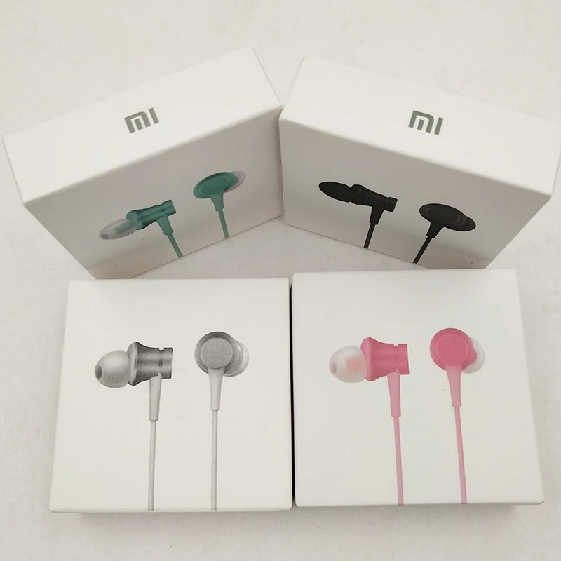 Наушники-вкладыши Xiaomi с разъемом 3 5 мм цветные наушники Piston микрофоном для Redmi 8 8A 9