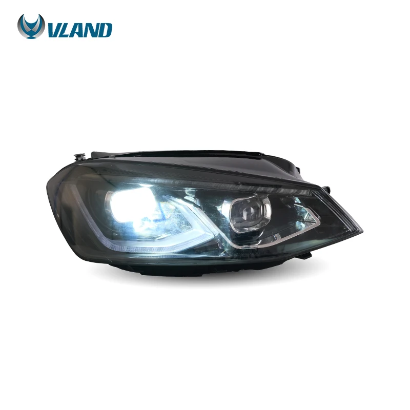 

apply toVLAND Factory LED Headlamp Head Car Light gti Headlights 2013-2018 Front Lamp For Volkwagen vw golf 7 Golf Mk7 Headlight