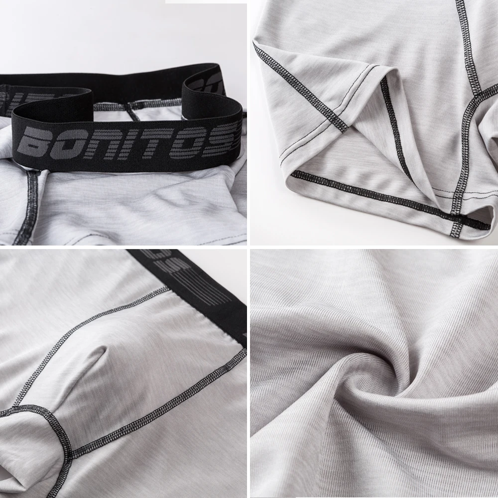 4PCS Men's Panties Sexy Underwear For Man Boxer Shorts Mens Sale Underpants Homme Calecon Brand High Quality Boxers