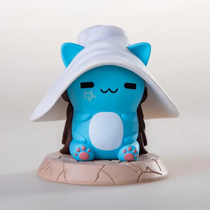 

Kawaii Elden кольцо Ranni Q версия аниме фигурка Милая кошка ПВХ модель игрушки коллекция настольное украшение автомобиль игрушка Дети Подарки
