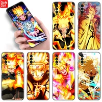 naruto uzumaki anime phone case for xiaomi redmi note 11 11s 11t 11e 10 10t 10s 9s 8t 9 8 7 pro 5g black soft cover