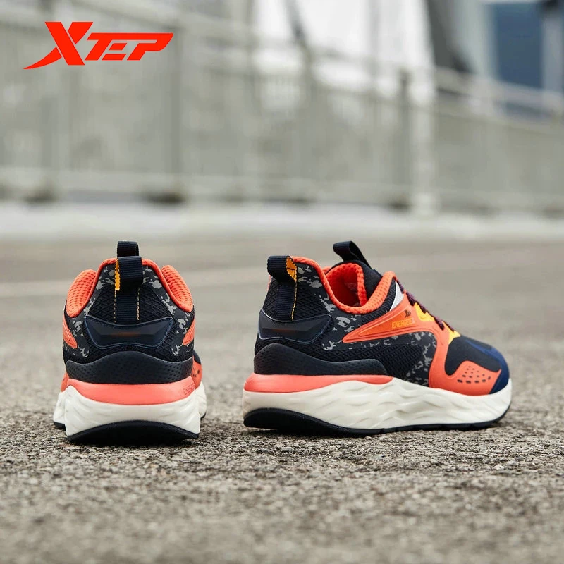 Xtep Men's Running Shoes Winter Male Anti-Slip Shock Absorption Sports Sneakers Men Lace-UP Leisure Shoe Spring 880419116612