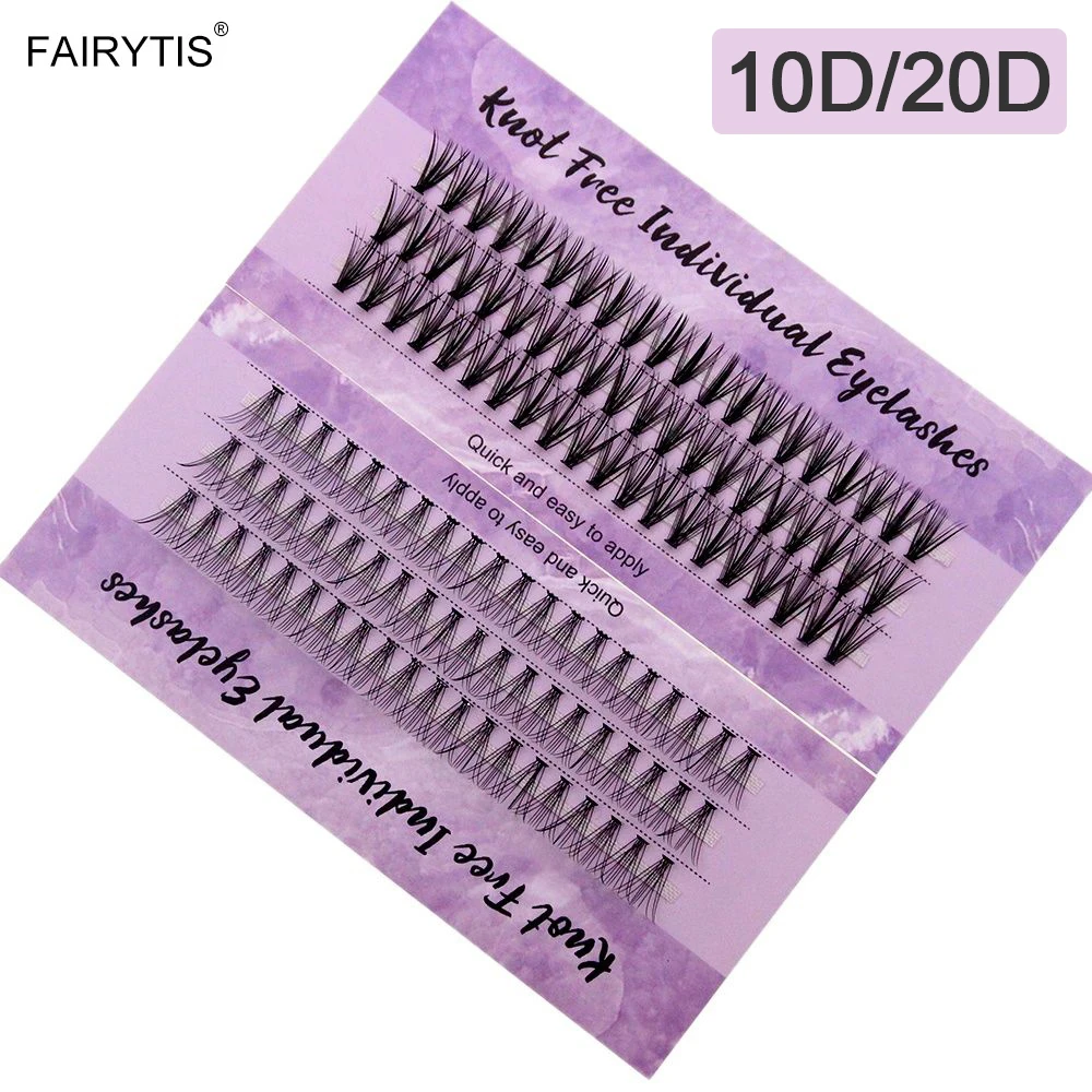 Накладные ресницы из искусственной норки длина 8-14 мм цвет в ассортименте