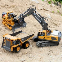 remote control engineering car excavator bulldozer dump truck toy rc car for children birthday gifts