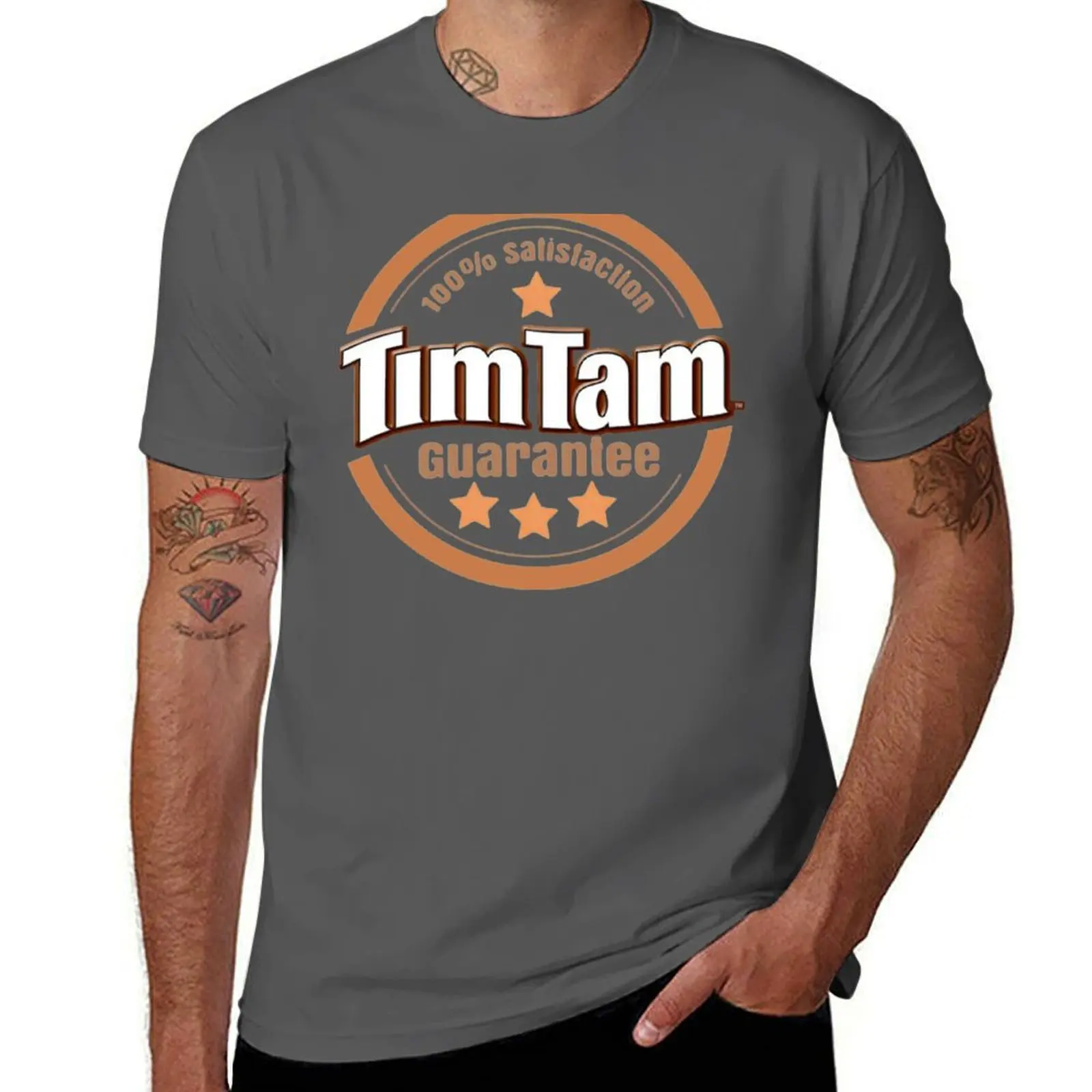 Фото Футболка Tim Tam, мужские футболки высокого качества, роскошная брендовая футболка, мужские хлопковые мужские футболки, футболка с рисунком №1