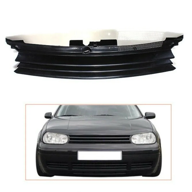 Черная автомобильная решетка переднего капота для VW Volkswagen GOLF 4 MK4 GTI R32 1997-2004 1J 0853655