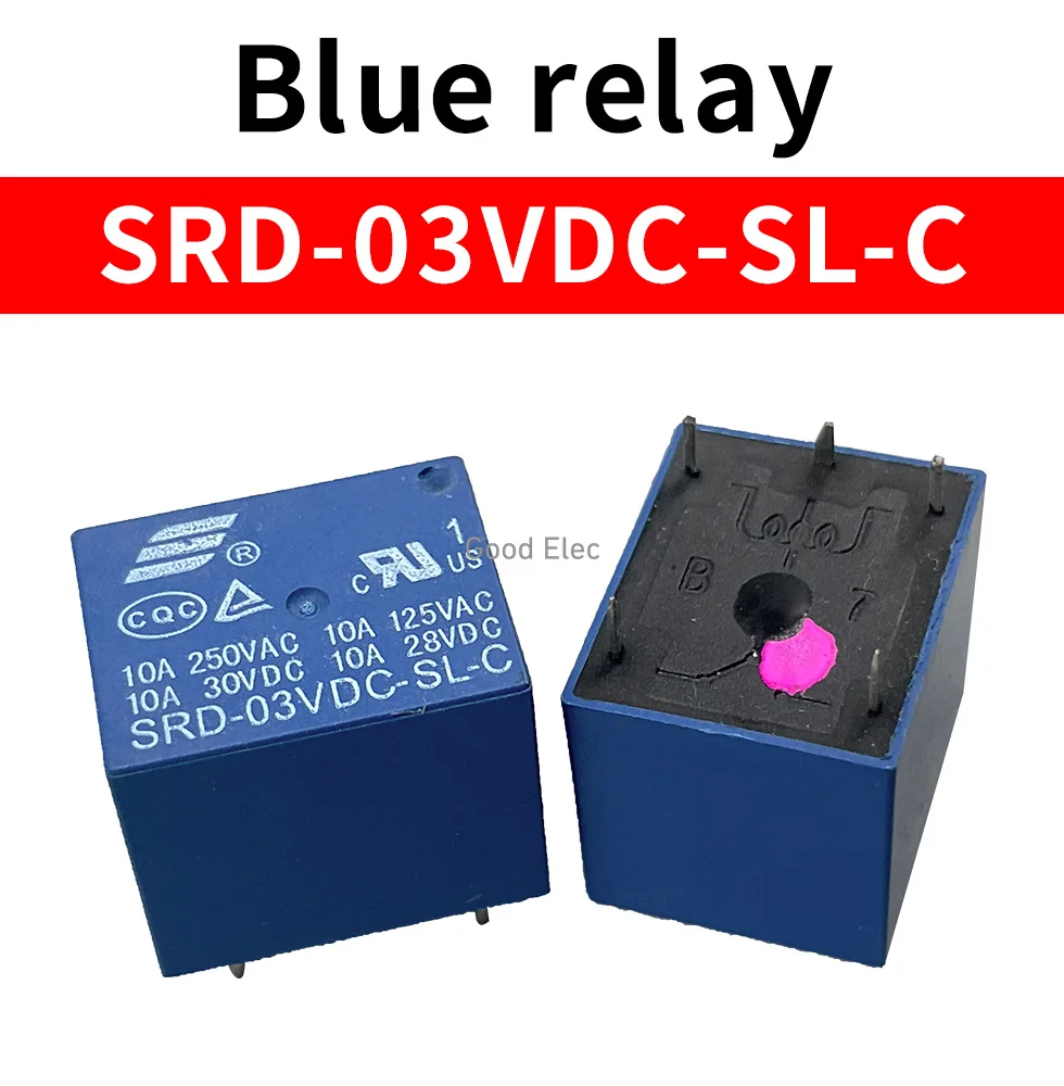 5 шт. реле SRD-12VDC-SL-C SRD-24VDC-SL-C 12V 24V 48V 10A 250VAC 5PIN T73