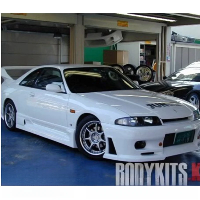 Фото Подходит для Nissan Skyline R33 GTS Jun Model Wide-Body Kit, передний и задний бамперы, боковые пороги. №1