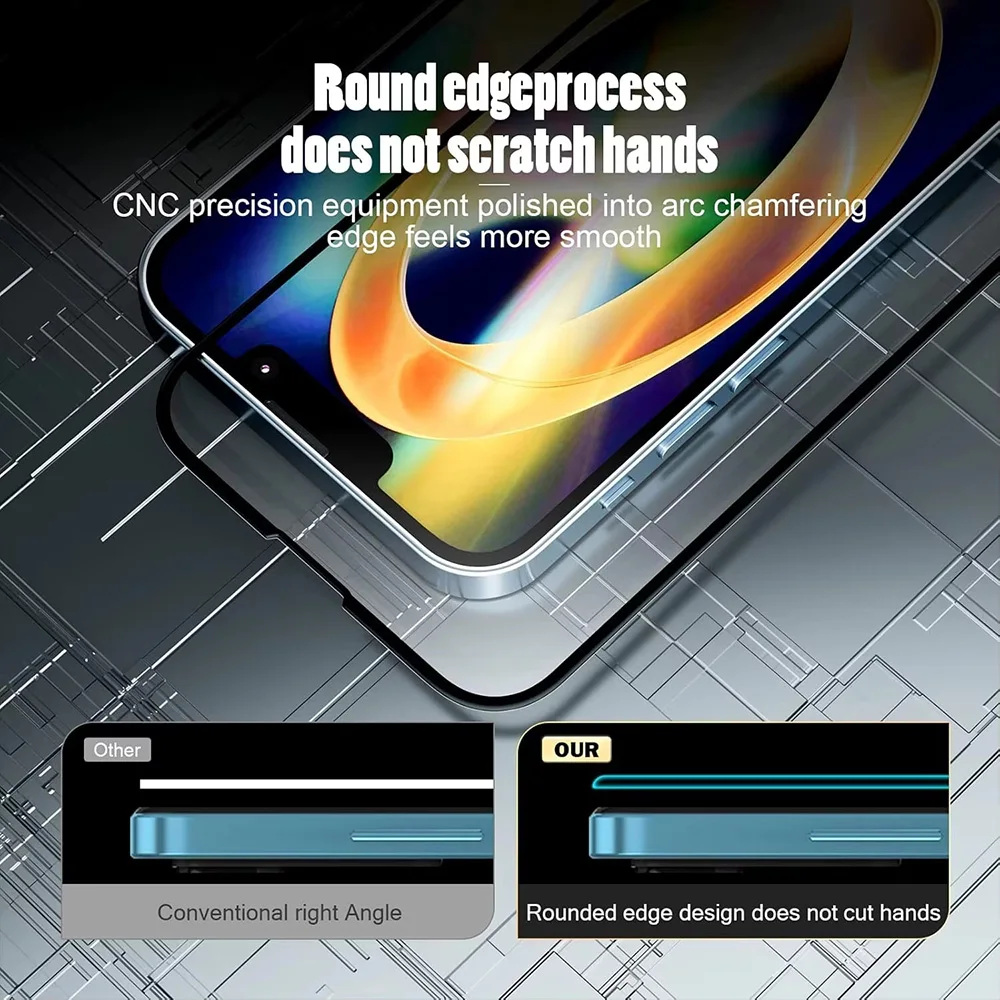 Закаленная пленка 9D для Samsung S24 Ultra S21 S22 S23 Plus FE A13 A55 A54 A53 A52 A51 A34 A33 A32 A14 Защитная