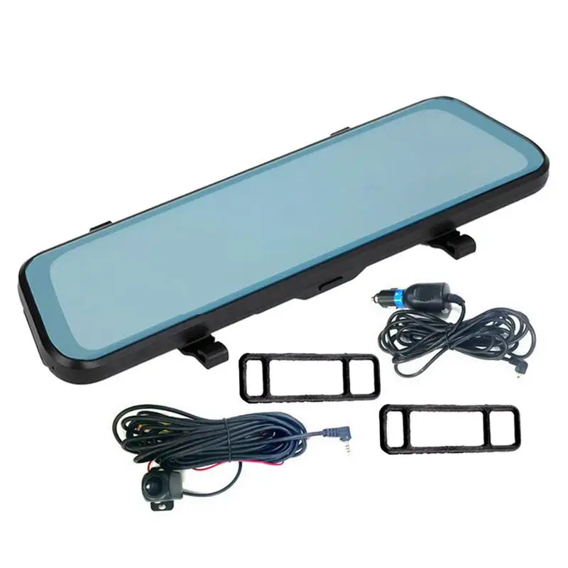 

HD 1080p 10 Inch Wide Angle Motion Detection Loop Recording Night Vision Mirror Camera For Car Touch Screen Video Recorder