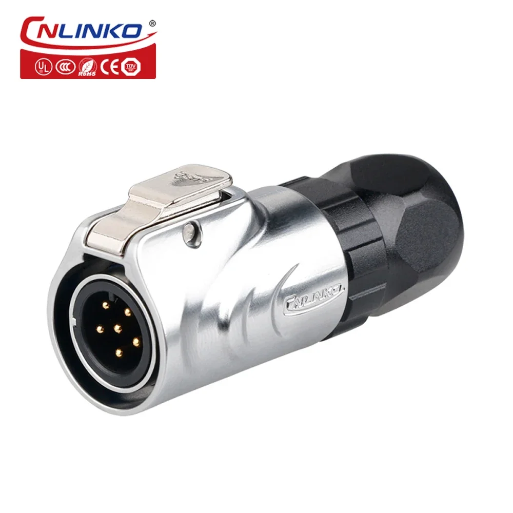 CNLINKO LP12 6-контактный IP67 Водонепроницаемый Автомобильный Электрический штекер и