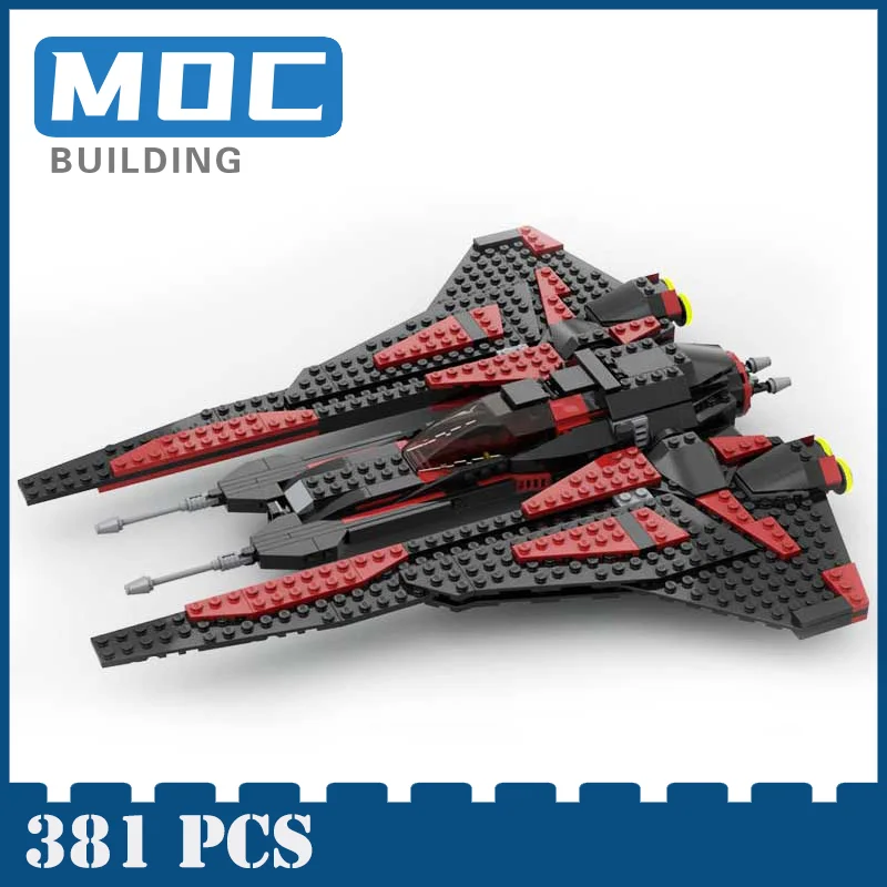 

MOC Building Blocks Fighter Maul Space Fighter Model DIY Assembled Bricks Creative Children Toys Gifts 381PCS