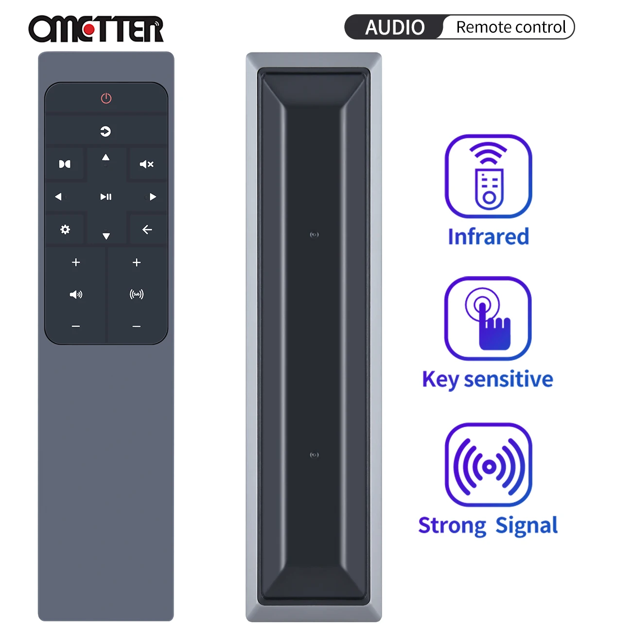 

New For Original SRC-1511 PORSCHE DESIGN Vehicle Remote Control Universal Philips Soundbar PDB70 PD Speaker