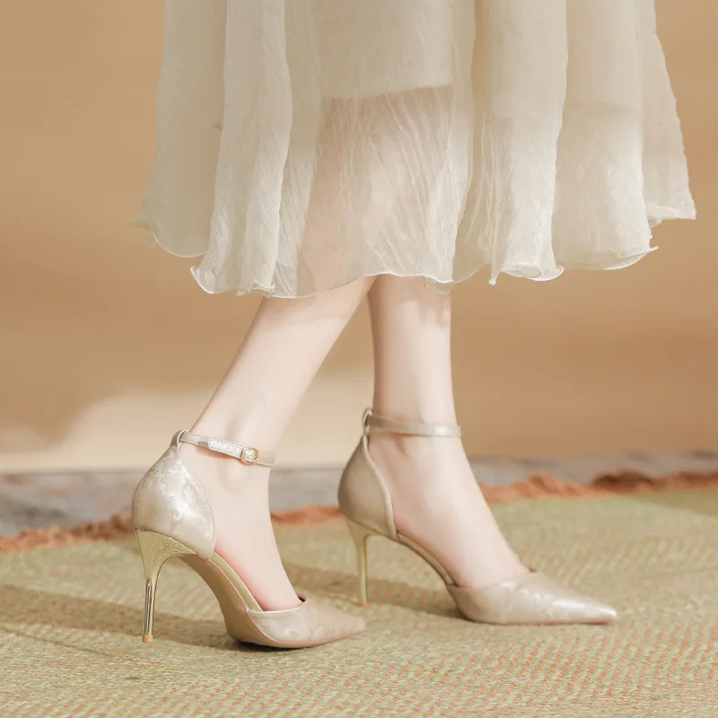 Туфли женские на высоком каблуке туфли с ремешком щиколотке обувь для вечеринки
