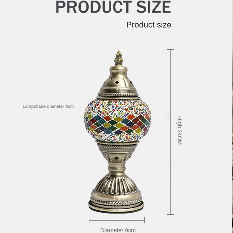 Винтажная Декоративная Лампа Ручной Работы В Турецком Стиле Ар-деко