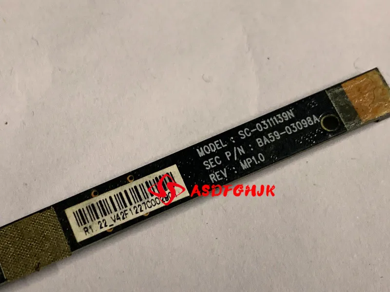 Оригинальная плата веб-камеры серии Samsung NP300V NP305 BA59-03098A тест ОК бесплатная