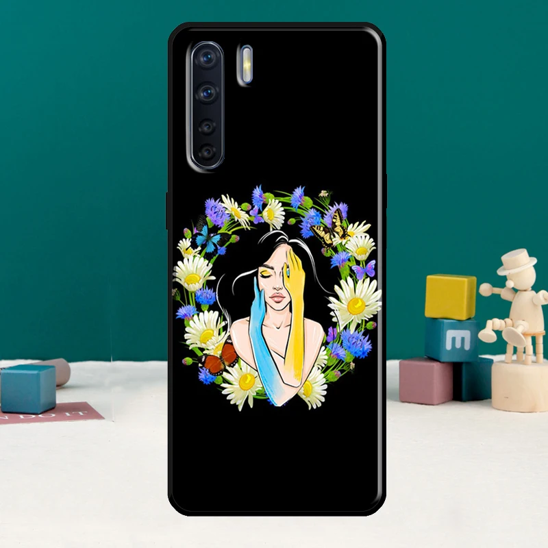Украинская украинская модель для OPPO A74 A54 A94 A15 A3S A5S A52 A72 A83 A91 A93 A5 A9 A31 A53S 2020 Coque