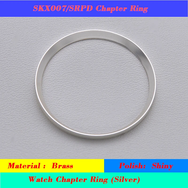 Mod Watch Chapter Ring Brass For  SKX007 SKX009 SRPD53 NH35 NH36 Movement Watch Case Repair Tool Parts Aftermarket Replacem enlarge
