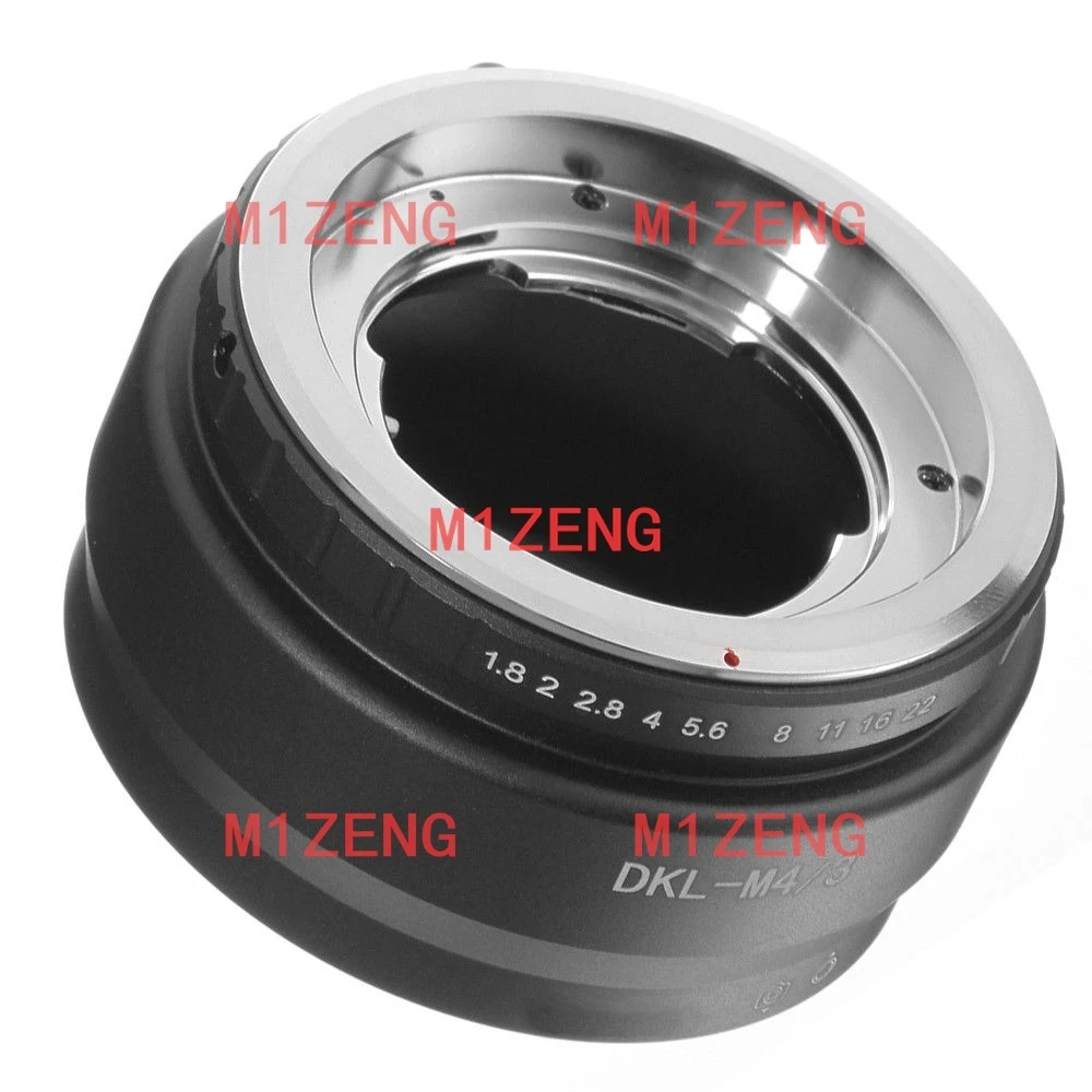 Фото Переходное кольцо DKL-M4/3 для объектива Deckel на камеру Micro Four Thirds M4/3 GH3/4/5 EM1/M/M10/EP5/EPL3/PL5/PL6/PL7 №5
