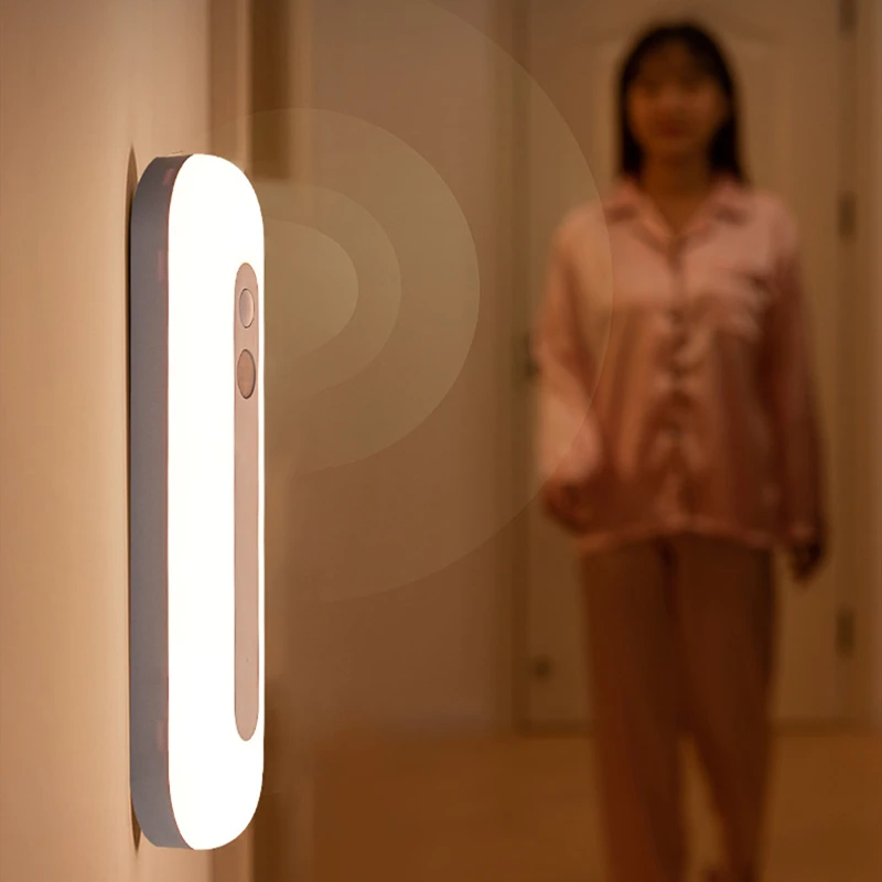 wireless led under cabinet light pir motion sensor lamp for closet bedroom home staircase kitchen lighting cupboard wall sconce free global shipping