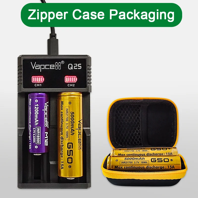 Литиевая батарея Vapcell G50 21700 5000 мАч 15 А 3 7 в перезаряжаемые