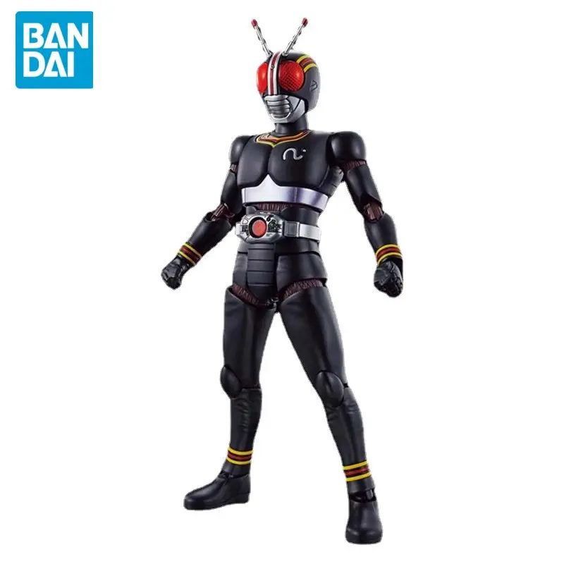 

Фигурка Райдера Bandai Kamen Rider, аниме экшн-фигурка черного цвета, подвижная модель, набор коллекционных игрушек, подарок на день рождения