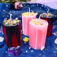 pink pillar candles for party creative home decor nice scented candles for emergency wonderful gifts dried flowers candles