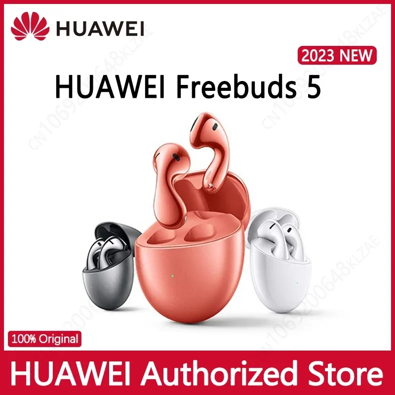 

Новинка 2023, 100% оригинальная гарнитура Huawei FreeBuds 5 TWS, Беспроводная Bluetooth-гарнитура, удобная шумоподавление