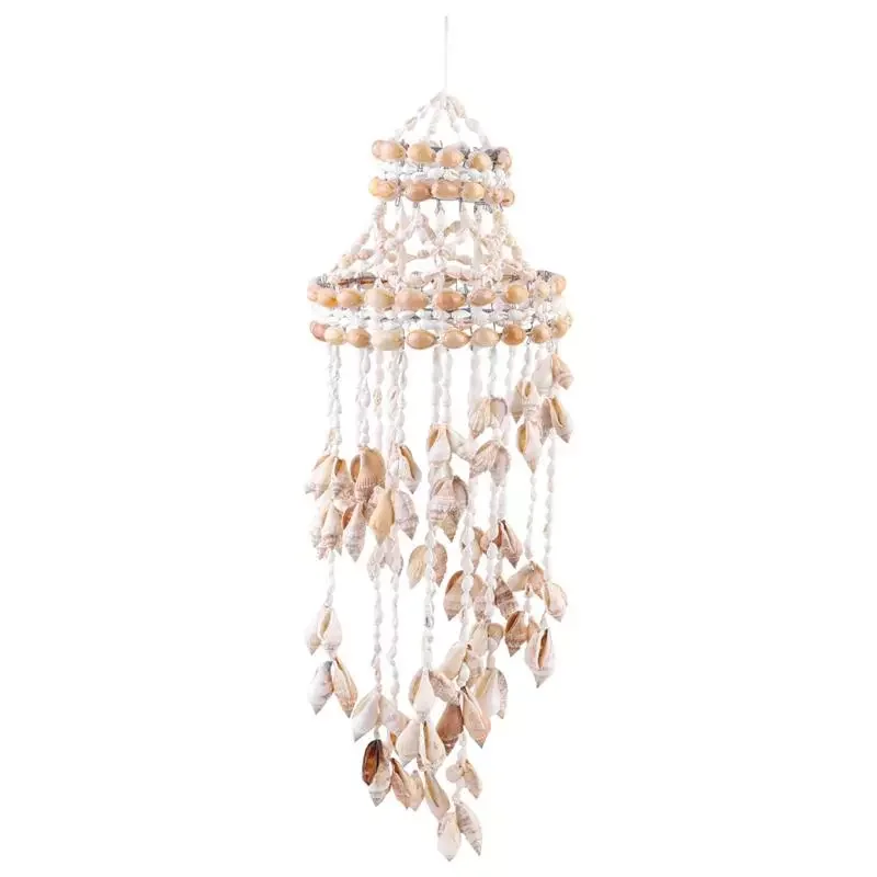 

NEW2023 Sea Shell Wind Chime Hanging Ornament Wall Decoration Hanging Pendant Stylish Hanging Ornament Hanging Decor (Random Sty