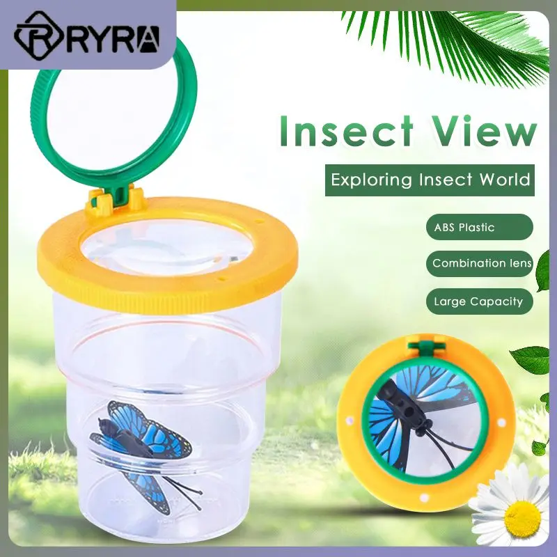 

Student Multi-function Insect Magnifier Box Tri-Fold Small Animal Butterfly Viewer For Science Outdoor Experiment Dropshipping