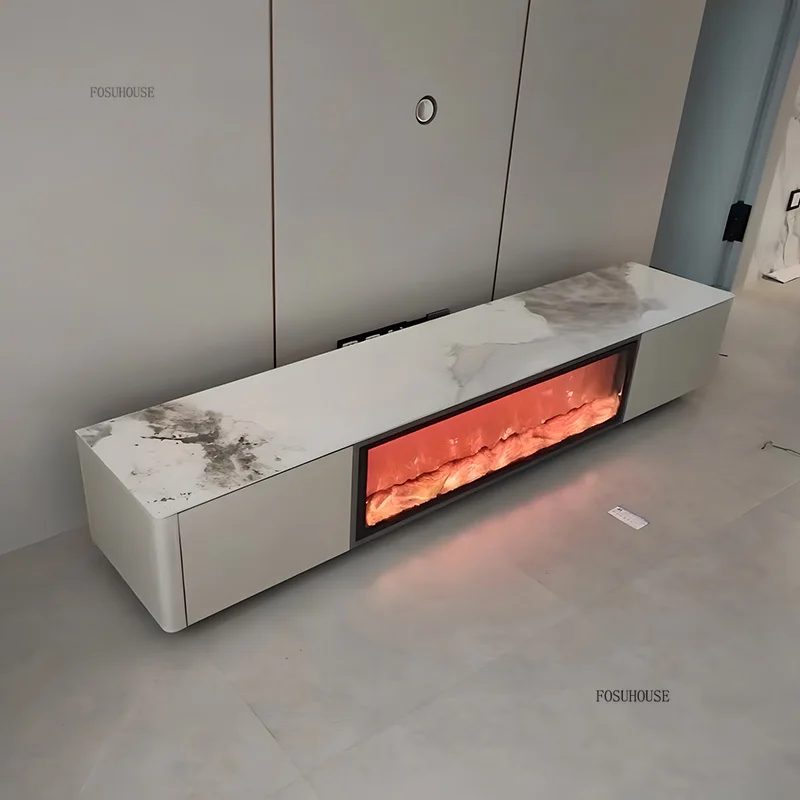 Скандинавский электрический камин с 3D-имитацией распыления пламени украшение