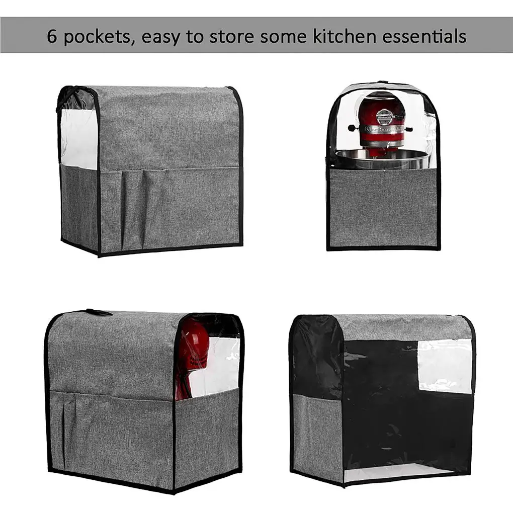 

Крышки для блендера, водонепроницаемый тостер, моющаяся Улучшенная структура, вместительная сумка для хранения для кухонной обеденной столешницы