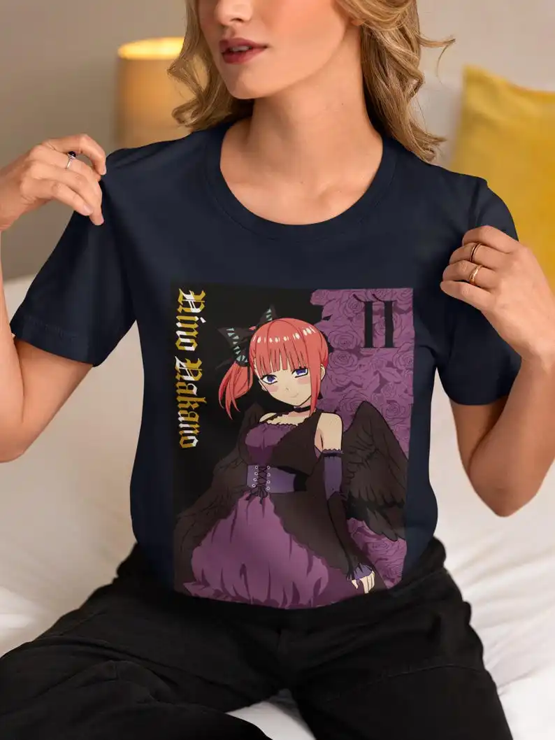 Футболка Nino Nakano Hot 5-Tobun no Hanayome Подарочная рубашка