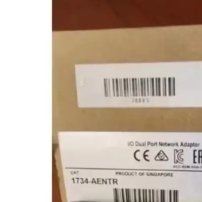 Фото Совершенно новый 2-портовый EtherNet/IP адаптер ввода-вывода для витой пары 1734-AENTR, 24 В постоянного тока, 1734AENTR. Быстрая доставка. №1
