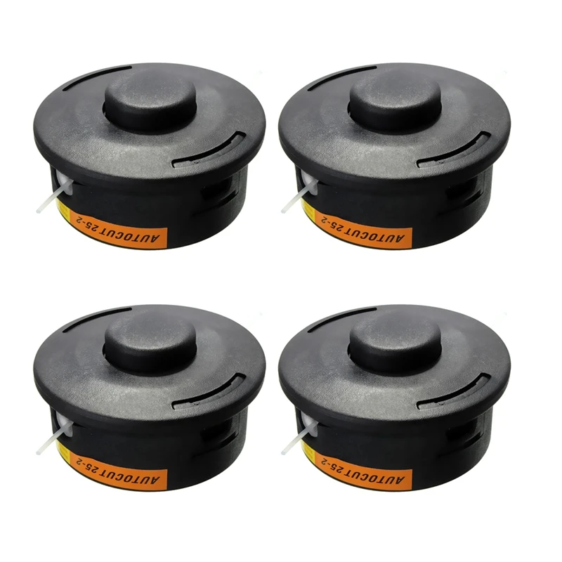 

HOT 4X Auto Cut 25-2 Nylon Line Bump Feed Head For Brushcutter STIHL Trimmer Black FS120 250