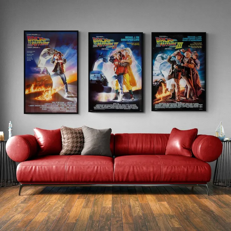 Классический научно-фантастический фильм Назад в будущее трилогия ретро