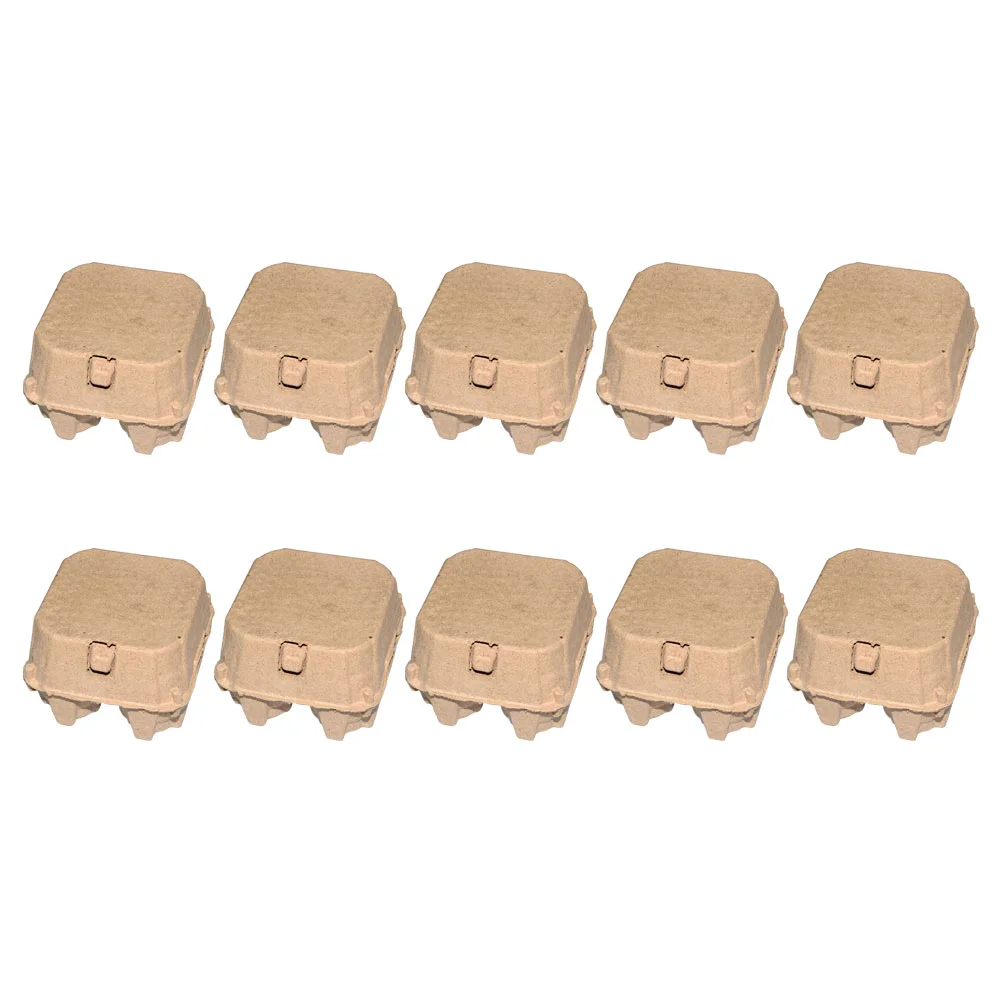 

Egg Storage Holder Empty Carton Fridge Organizer 4-compartment Tray Cardboard Cartons