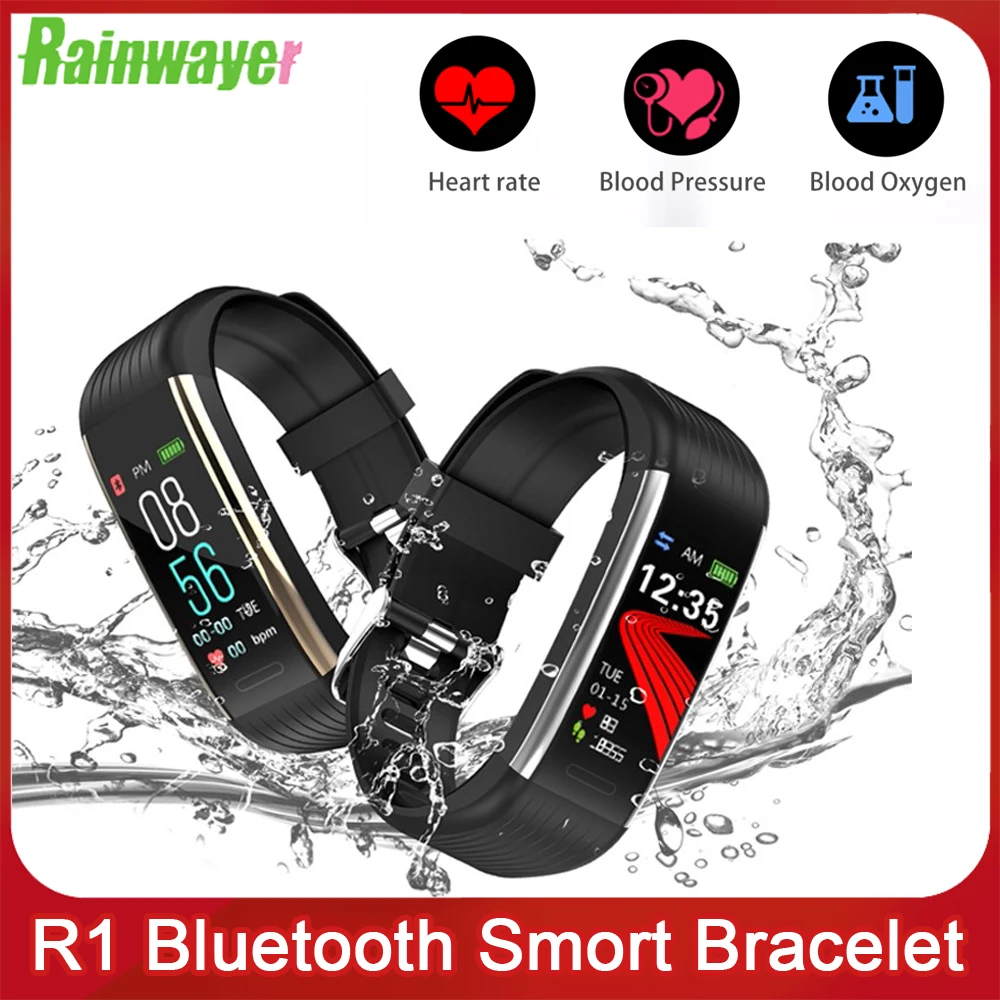 

Фитнес-трекер R1 с поддержкой Bluetooth и шагомером