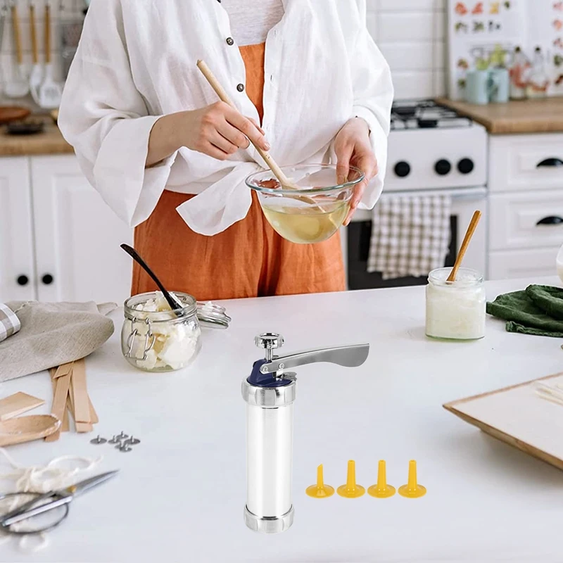 Формочка для печенья из нержавеющей стали Spritz набор глазирования с 20 дисками и 4