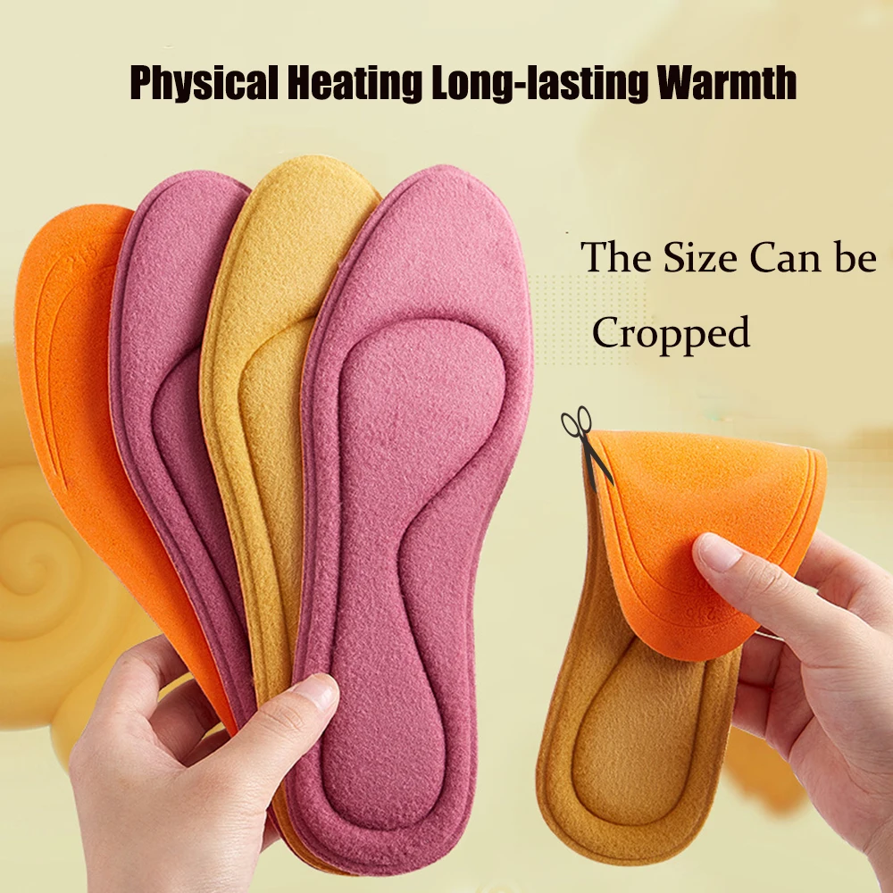 kids Children Self-heated Insoles for Feet Massage Thermal Thicken Insole Memory Foam Shoe Pads Winter Warm kids Sports Insoles