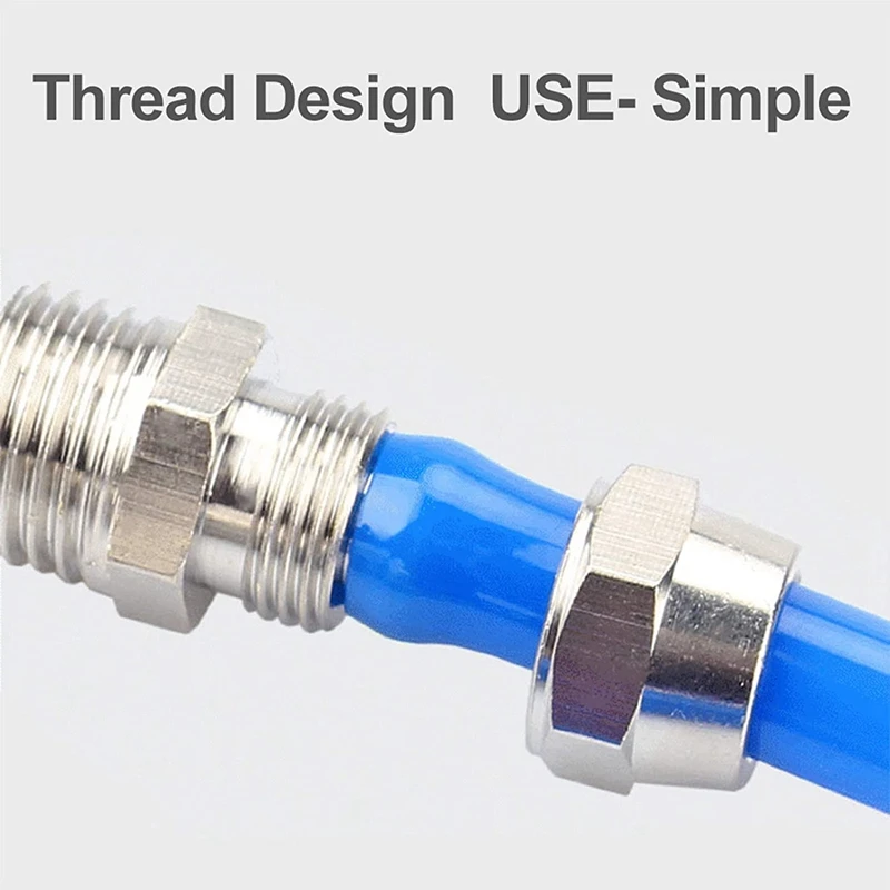 10 шт. евросоединители для шланга воздушной линии фитинги компрессора Резьба BSP 1/4