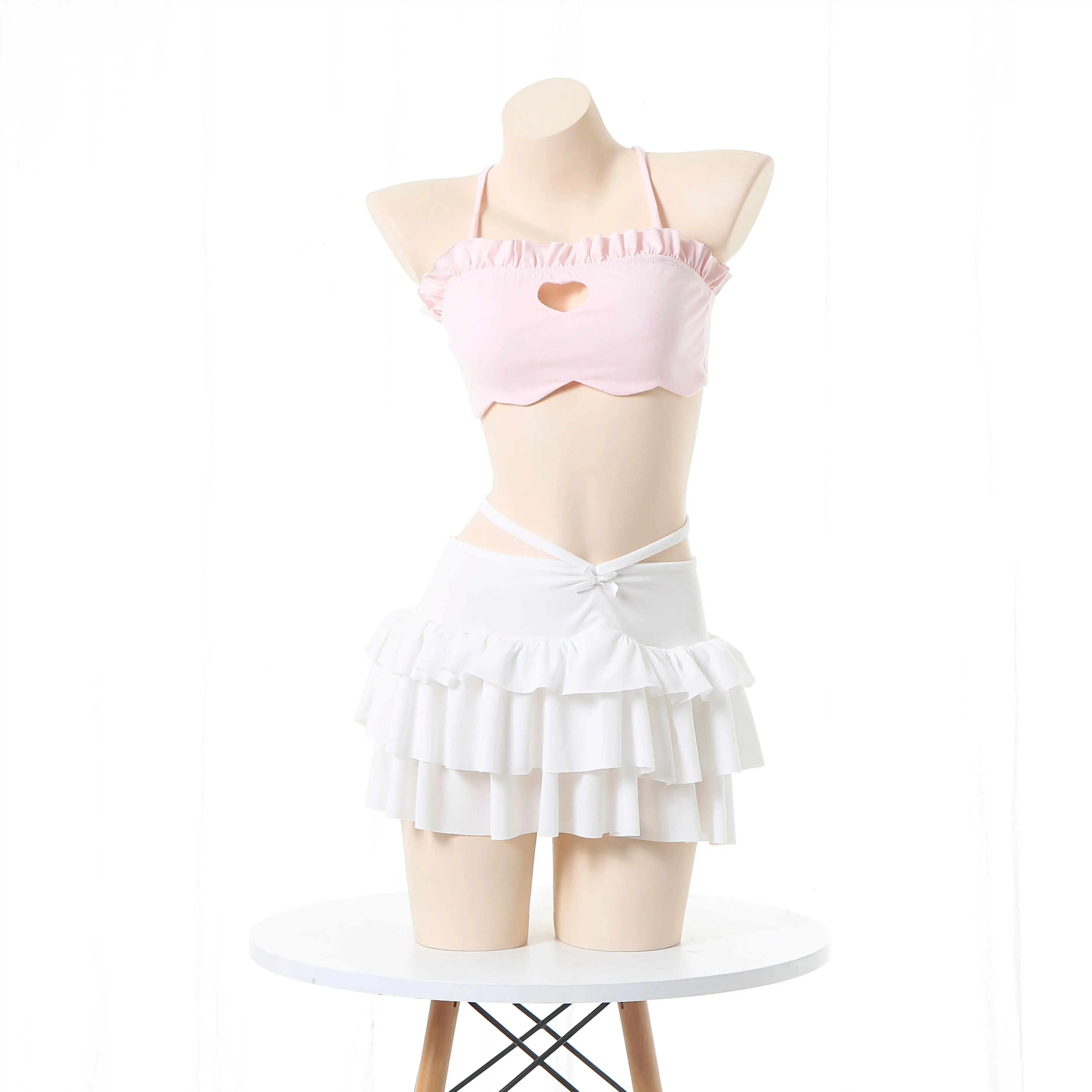 Summer Pajamas Set Teen Girls Nightgown Japanese School Student Pure Desire Kawaii Adult Skirts Set