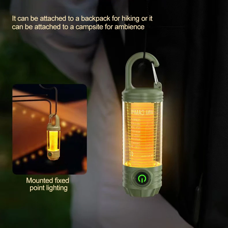 Портативный фонарь для кемпинга яркий фонарик перезаряжаемый Водонепроницаемый