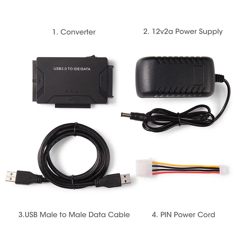 

SATA to USB3.0 IDE Adapter USB 3.0 2.0 Sata 3 Cable for 2.5 3.5 Hard Disk Drive HDD SSD Converter IDE SATA Adapter Drop Ship