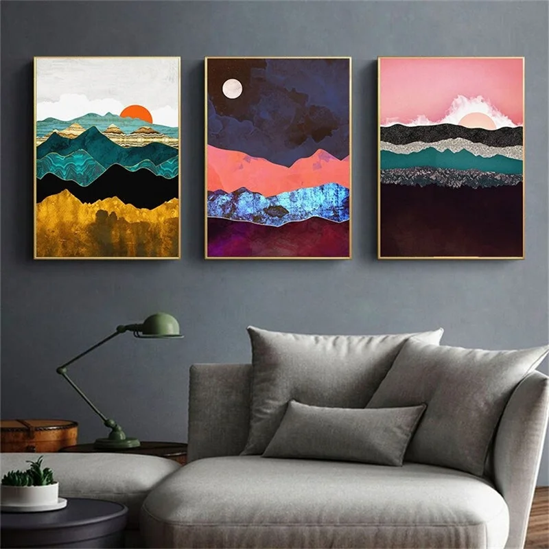 

Modern Abstract Wall Art Canvas Painting Interior Hd Print 3Pcs Poster for Living Room Home Decoration Modular Pictures