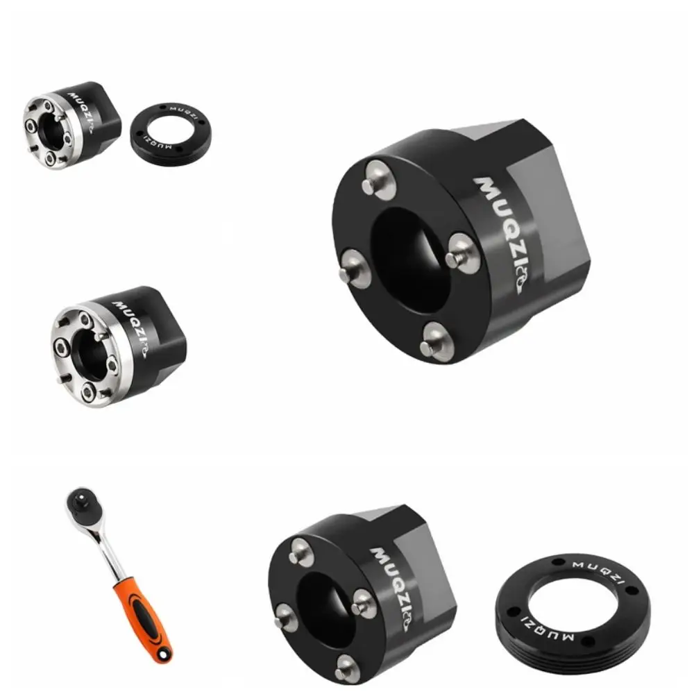 

1 Set Anodized Treatment Bicycle Crank Side Cover Aluminum Alloy High Hardness Precision Machining Durable Mountain Bike