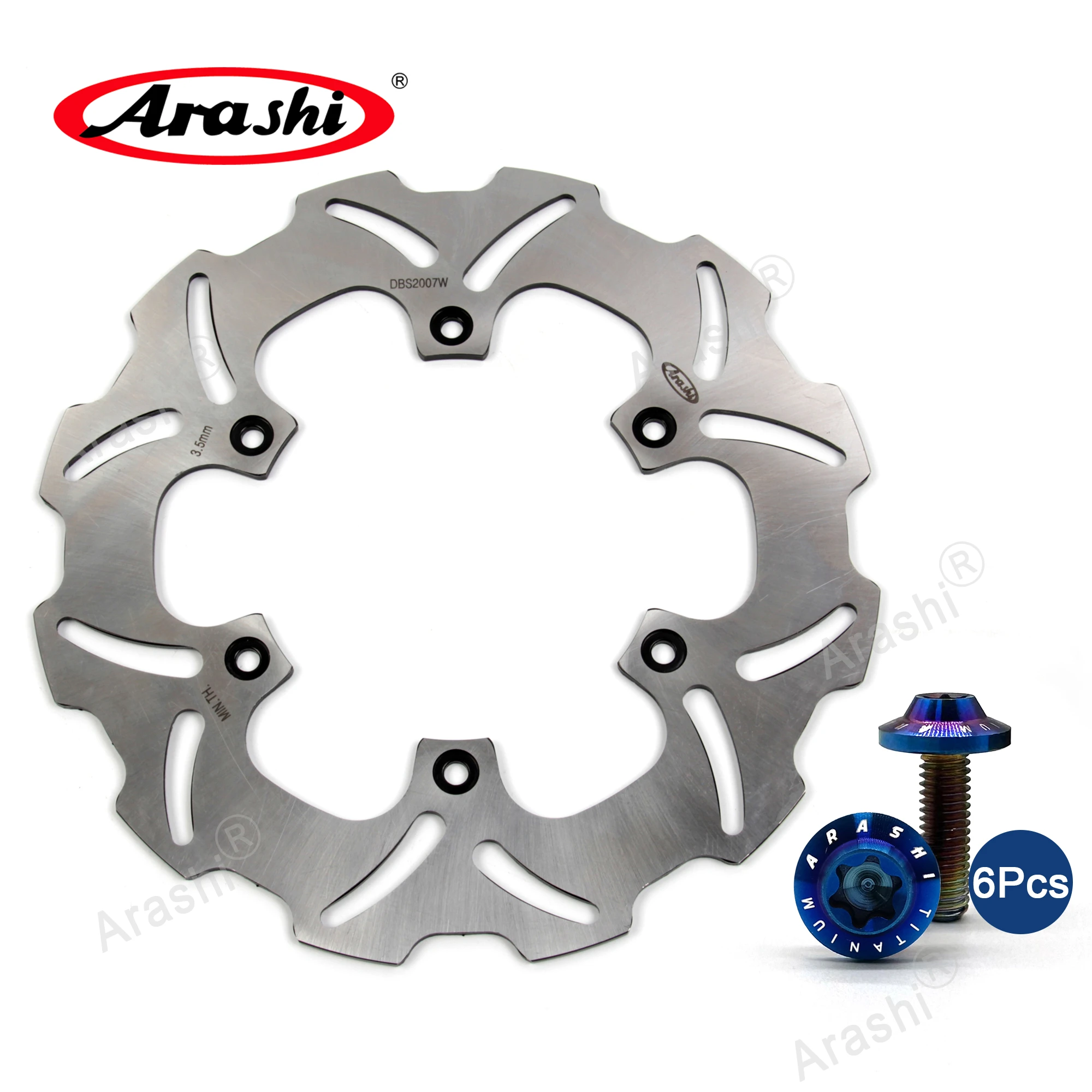 

ARASHI YZ 125 YZ125 1998-2001 1999 2000 Rear Brake Disc For YAMAHA CNC Brake Disks Rotors WR 125 WR125 1998-2001 1999 2000