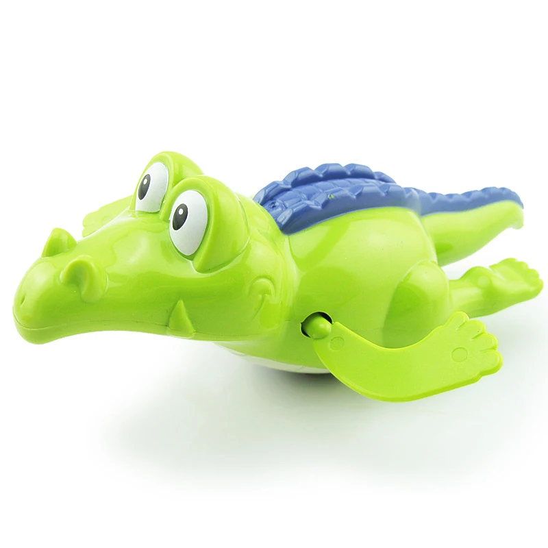 New 1pc Baby Kids Crocodile Wind Up Chain Bathing Shower Funny Clockwork water toy for kids bath swimming toys Dropshipping